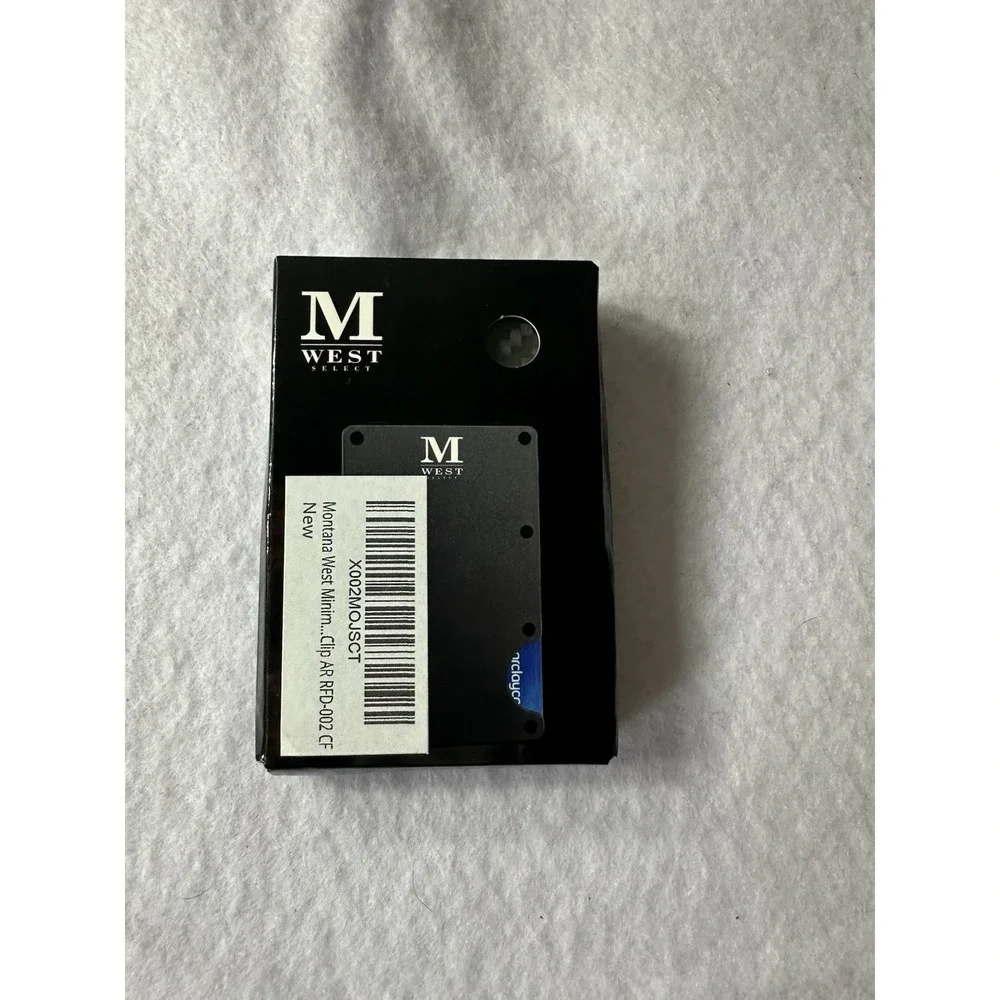 M Wear Select Money Clip NWT Black